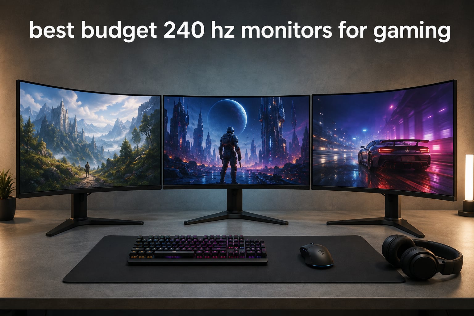 best budget 240 hz monitors for gaming