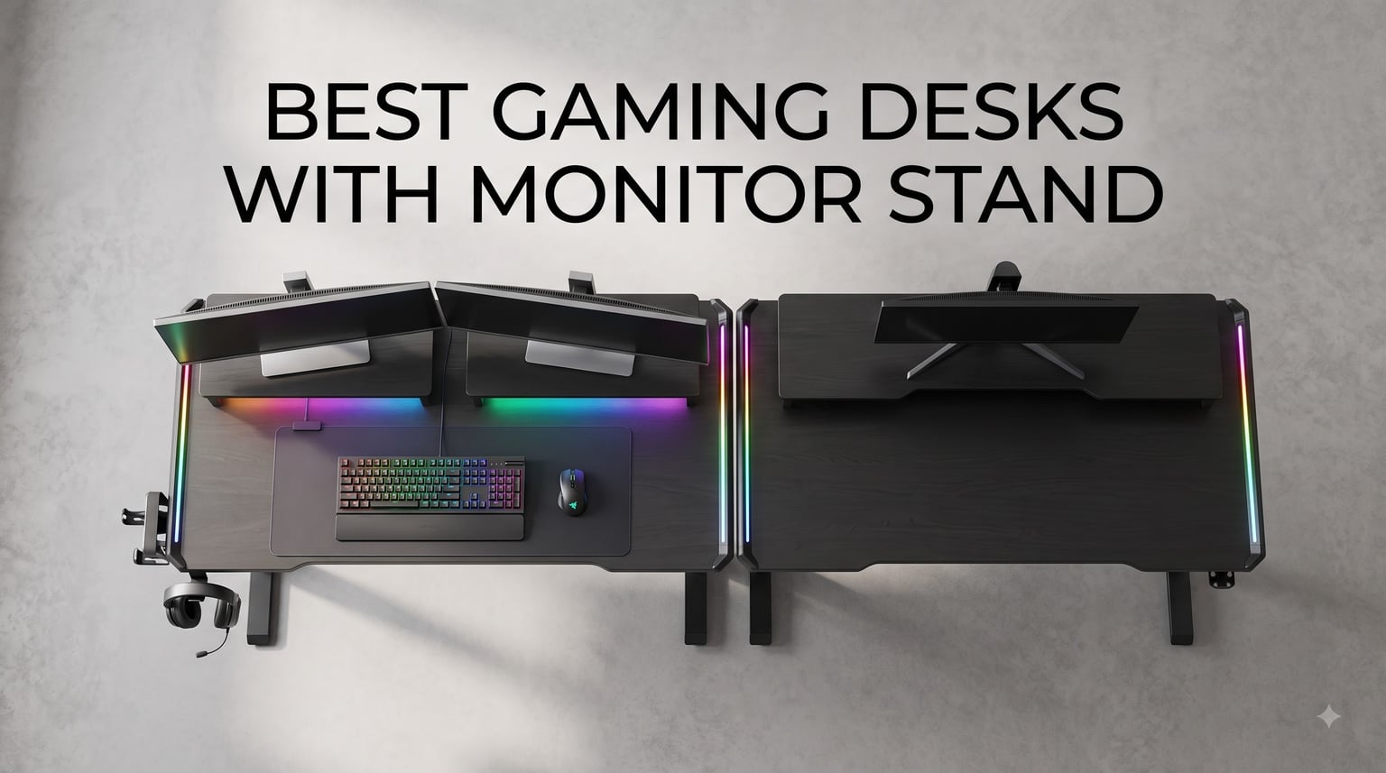 best gaming desks with monitor stand