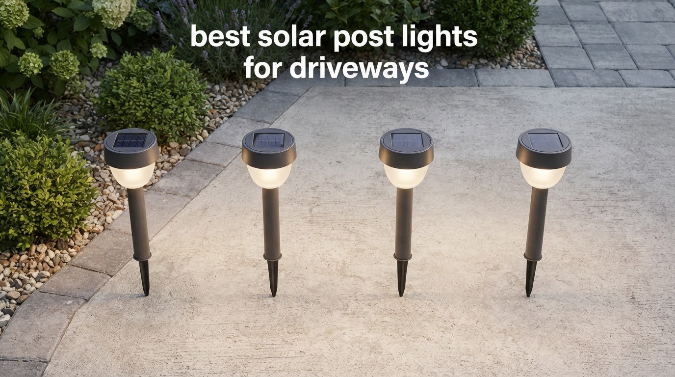 best solar post lights for driveways