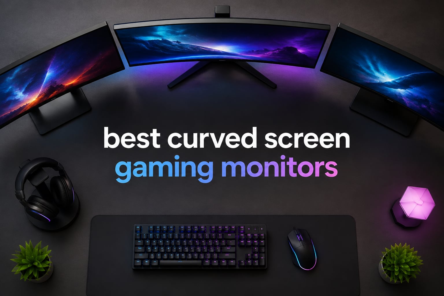 best curved screen gaming monitors