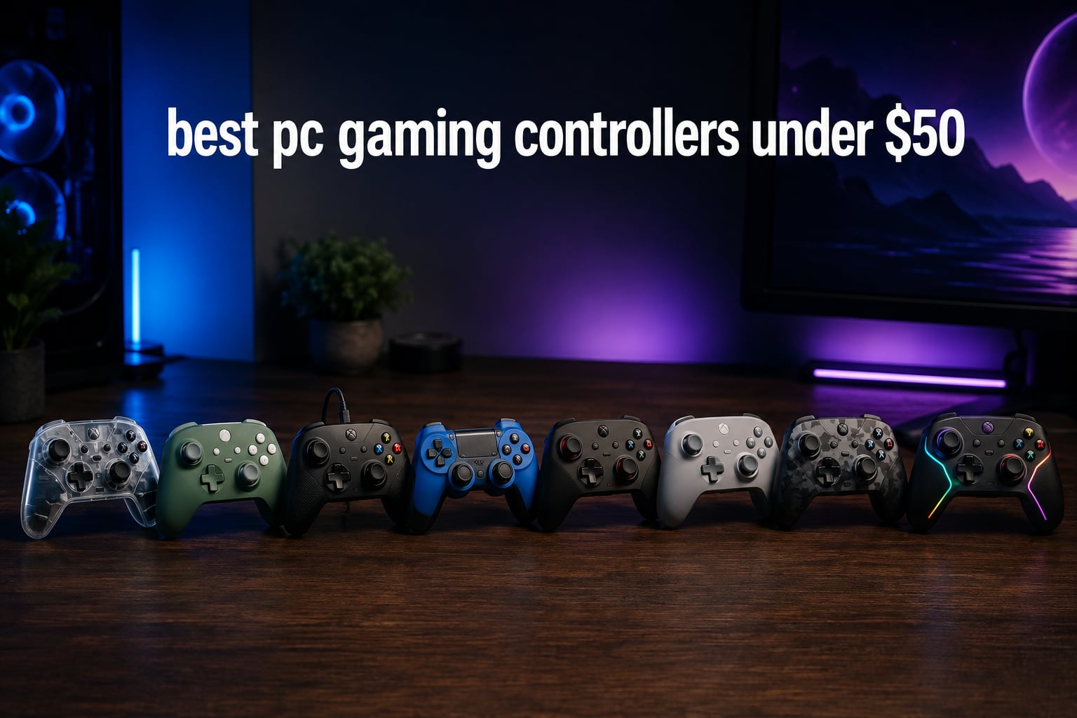 best pc gaming controllers under $50