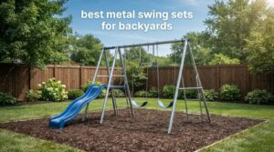 best metal swing sets for backyards