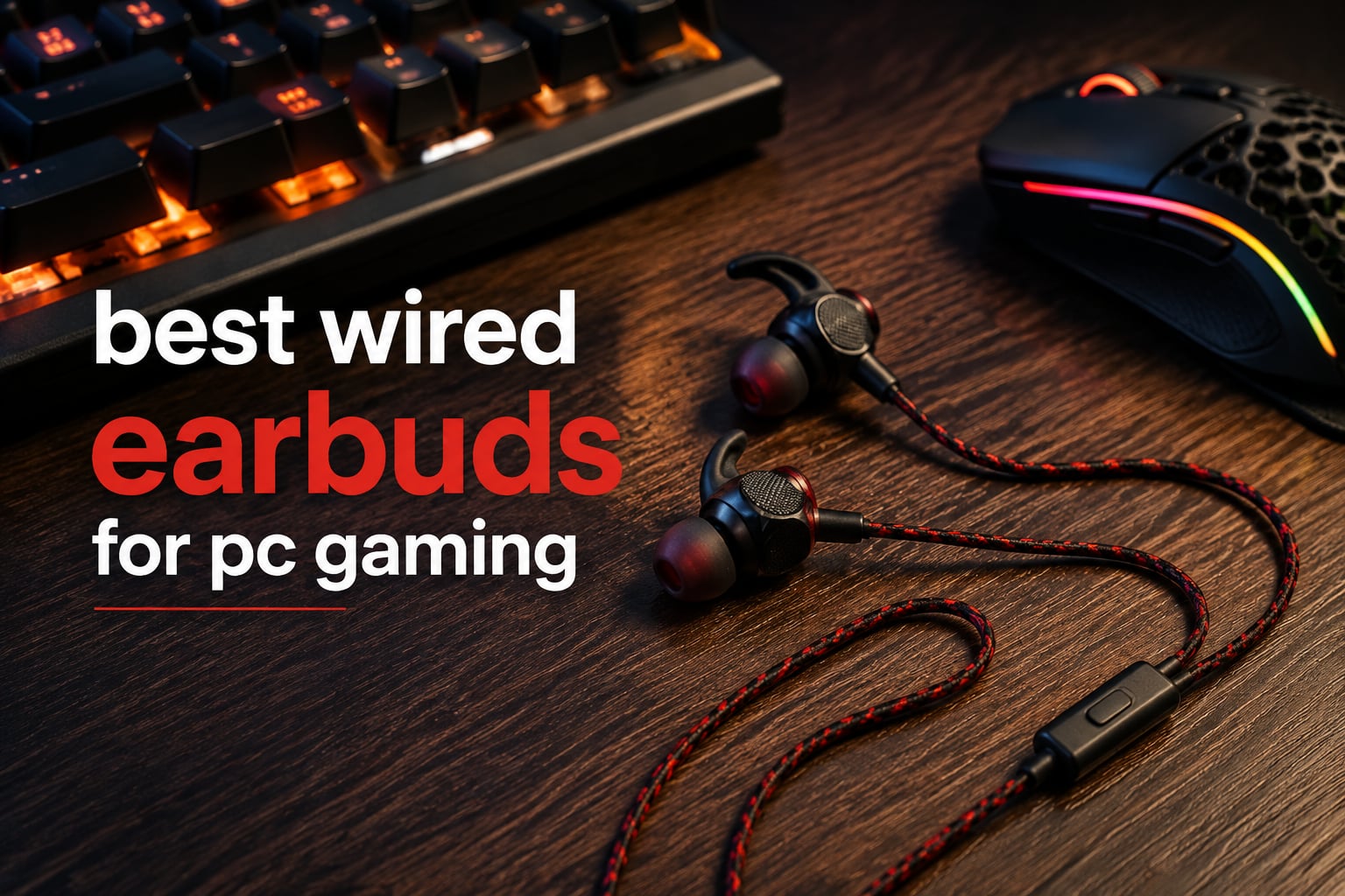best wired earbuds for pc gaming