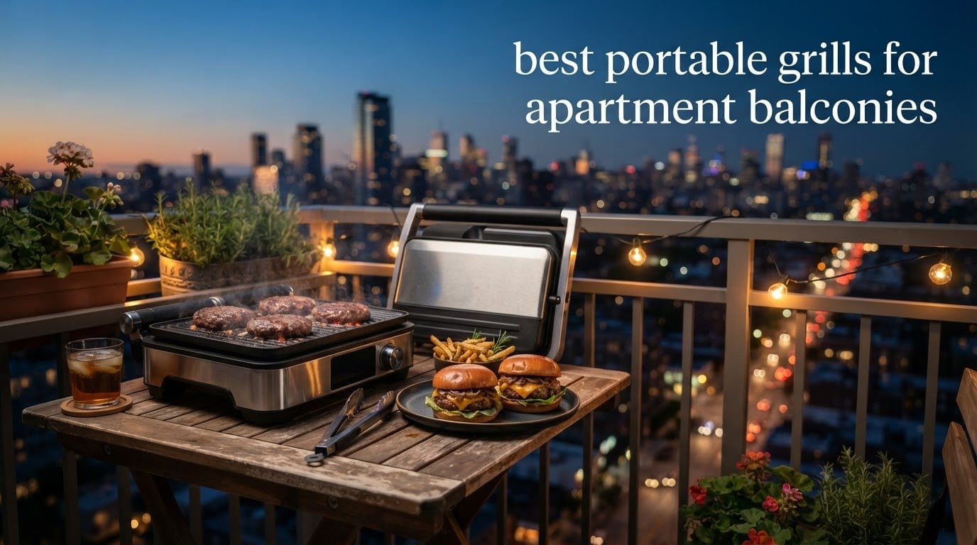 best portable grills for apartment balconies