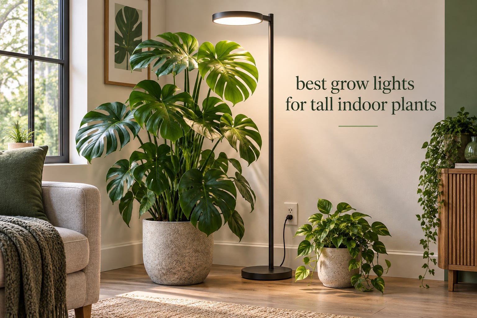 best grow lights for tall indoor plants