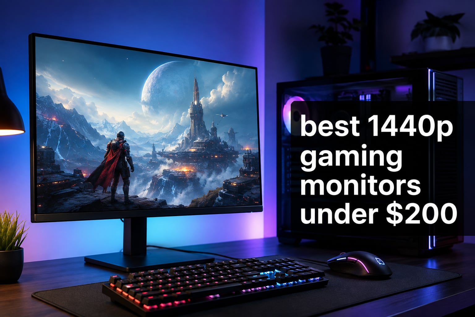 best 1440p gaming monitors under $200