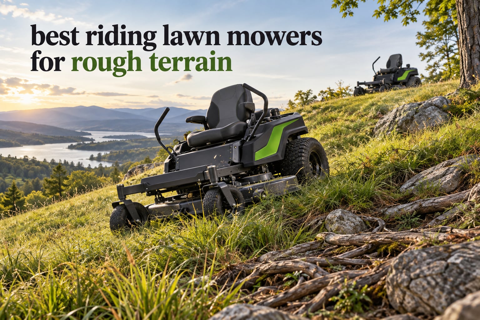 best riding lawn mowers for rough terrain
