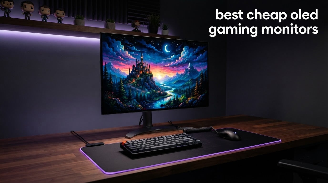 best cheap oled gaming monitors