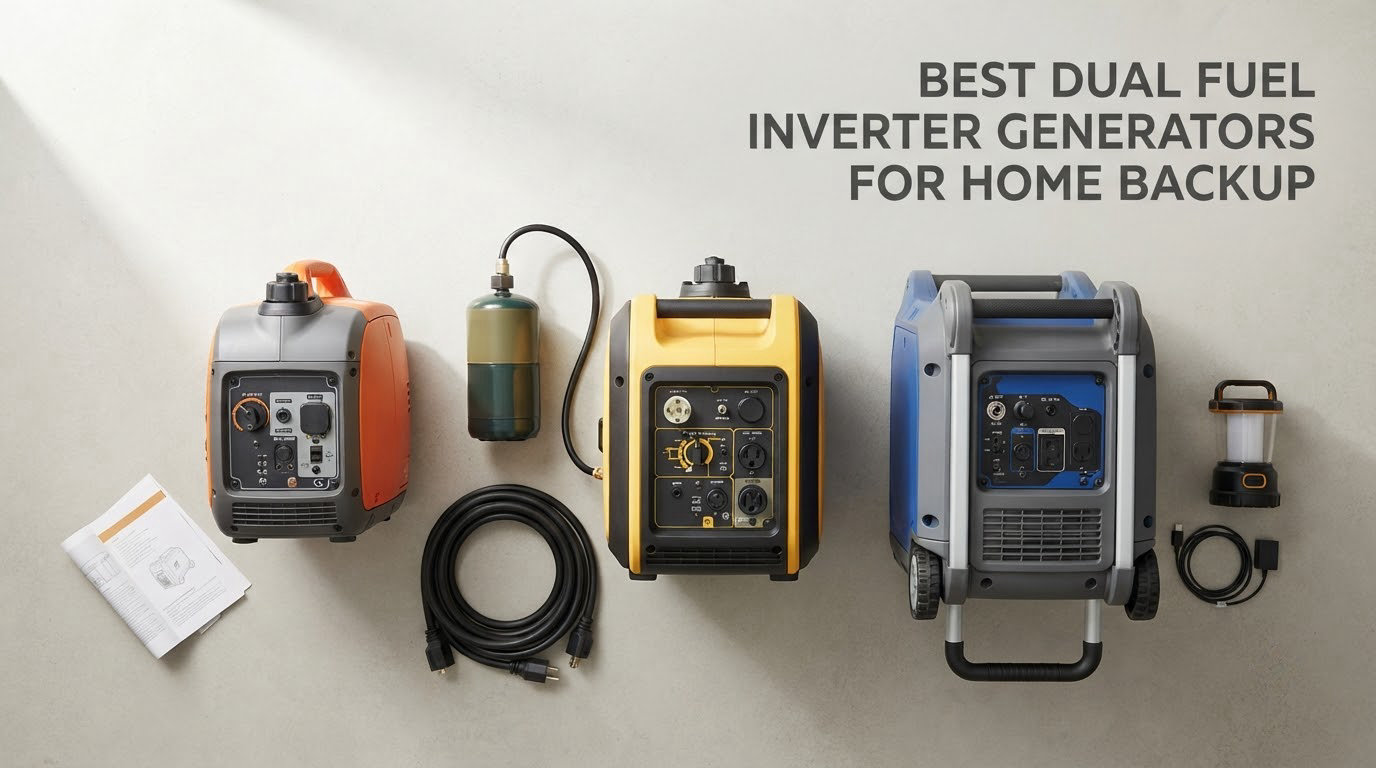 best dual fuel inverter generators for home backup