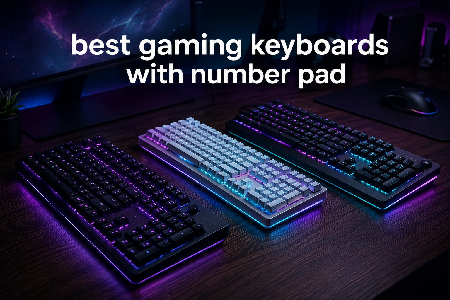 best gaming keyboards with number pad