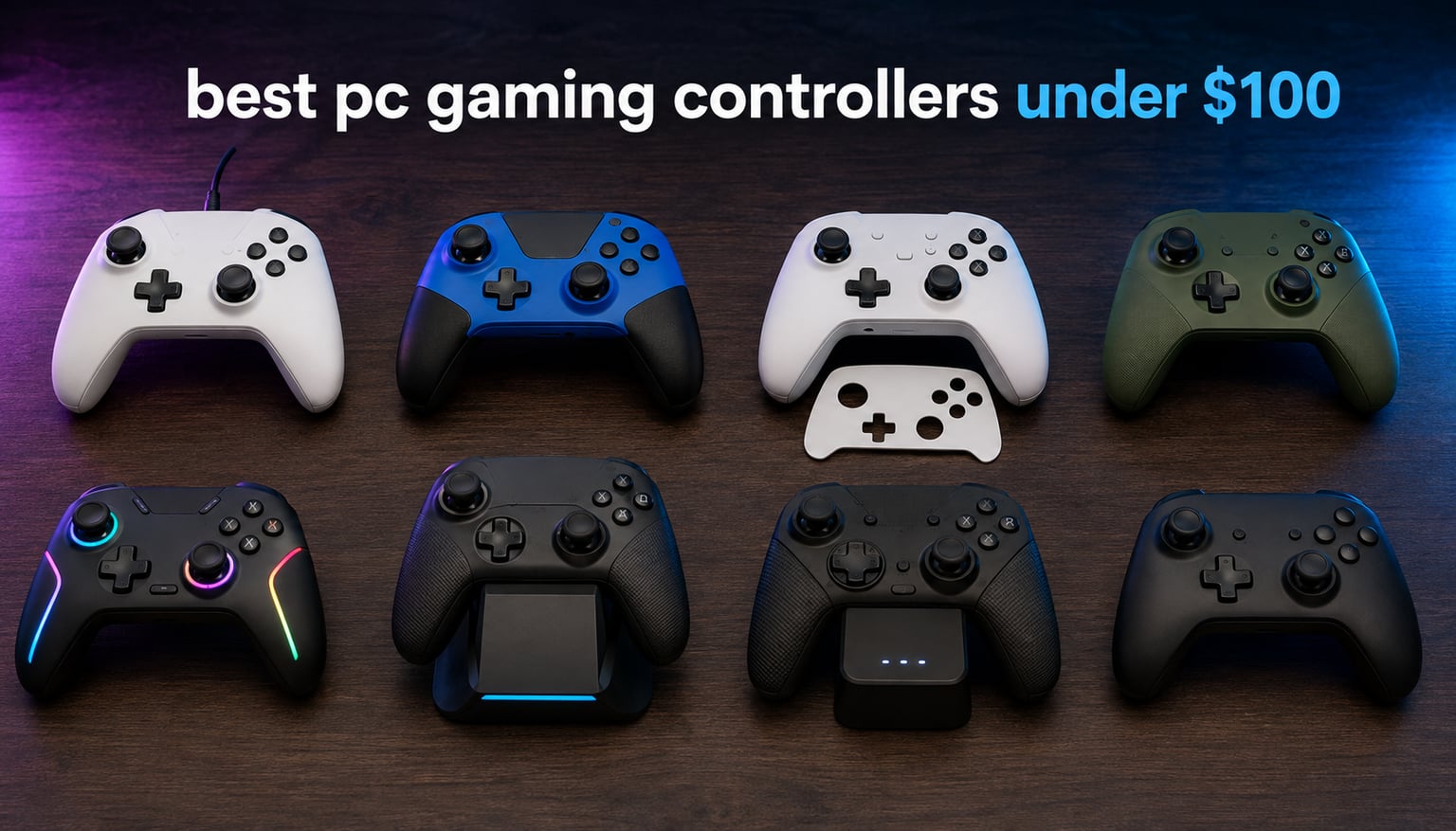 best pc gaming controllers under $100