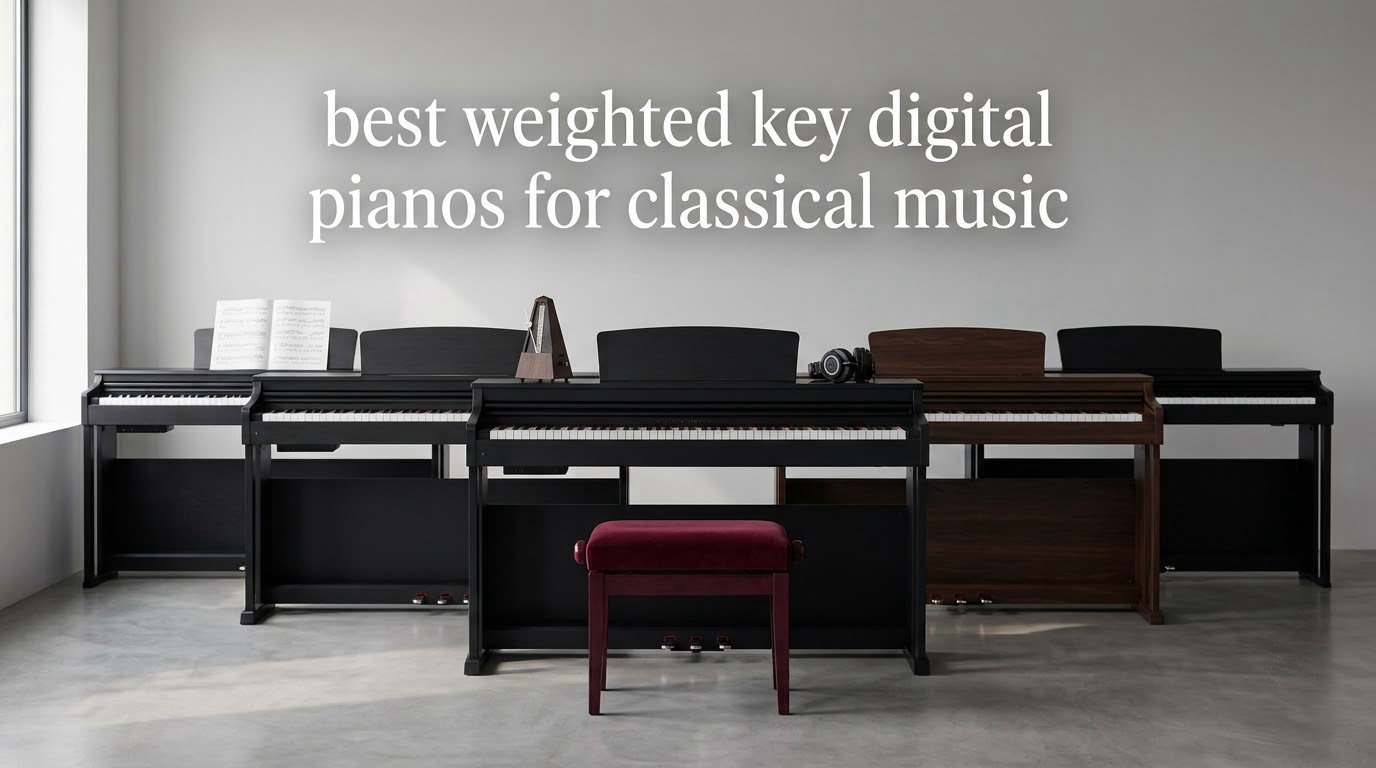 best weighted key digital pianos for classical music