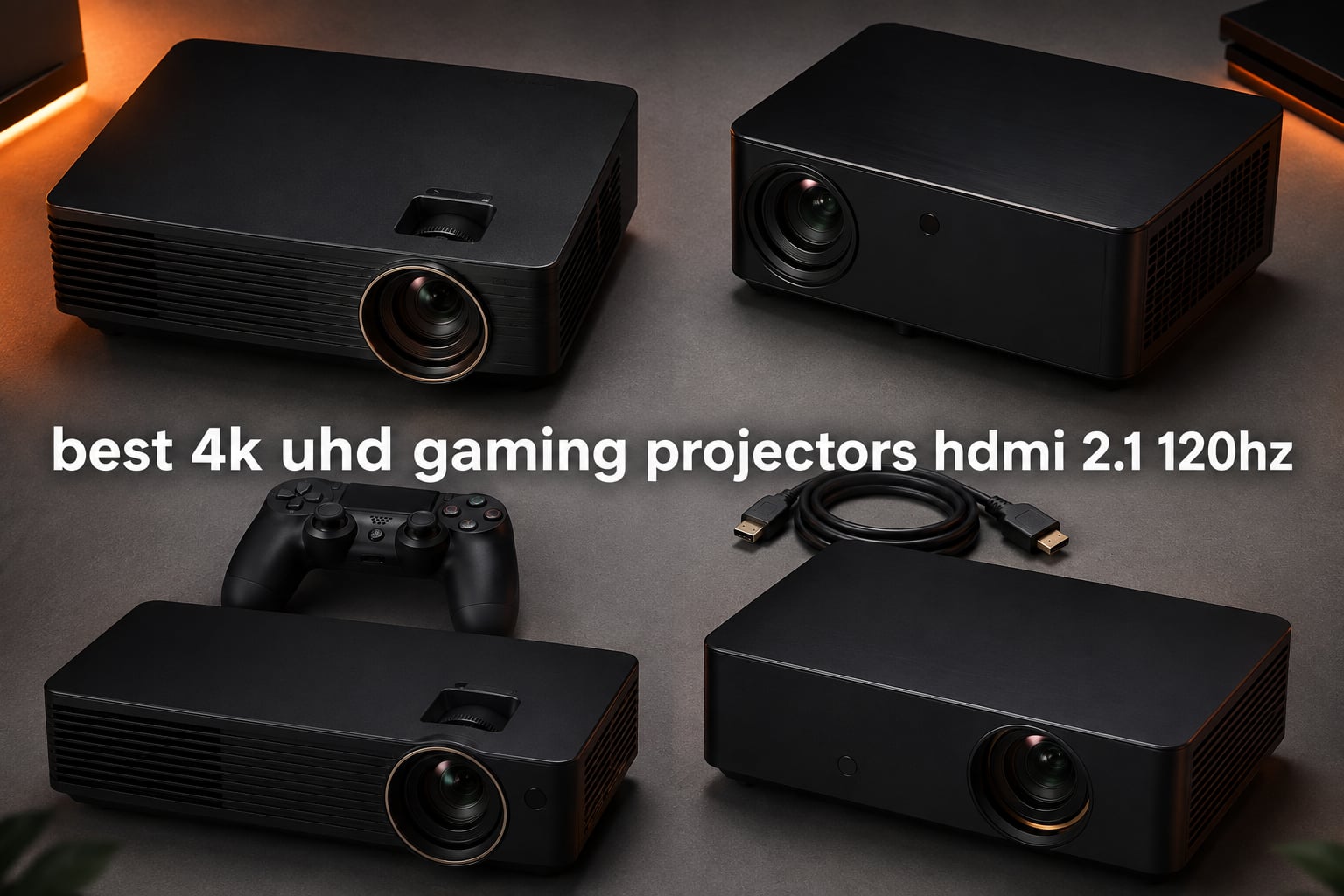 best 4k uhd gaming projectors hdmi 2.1 120hz