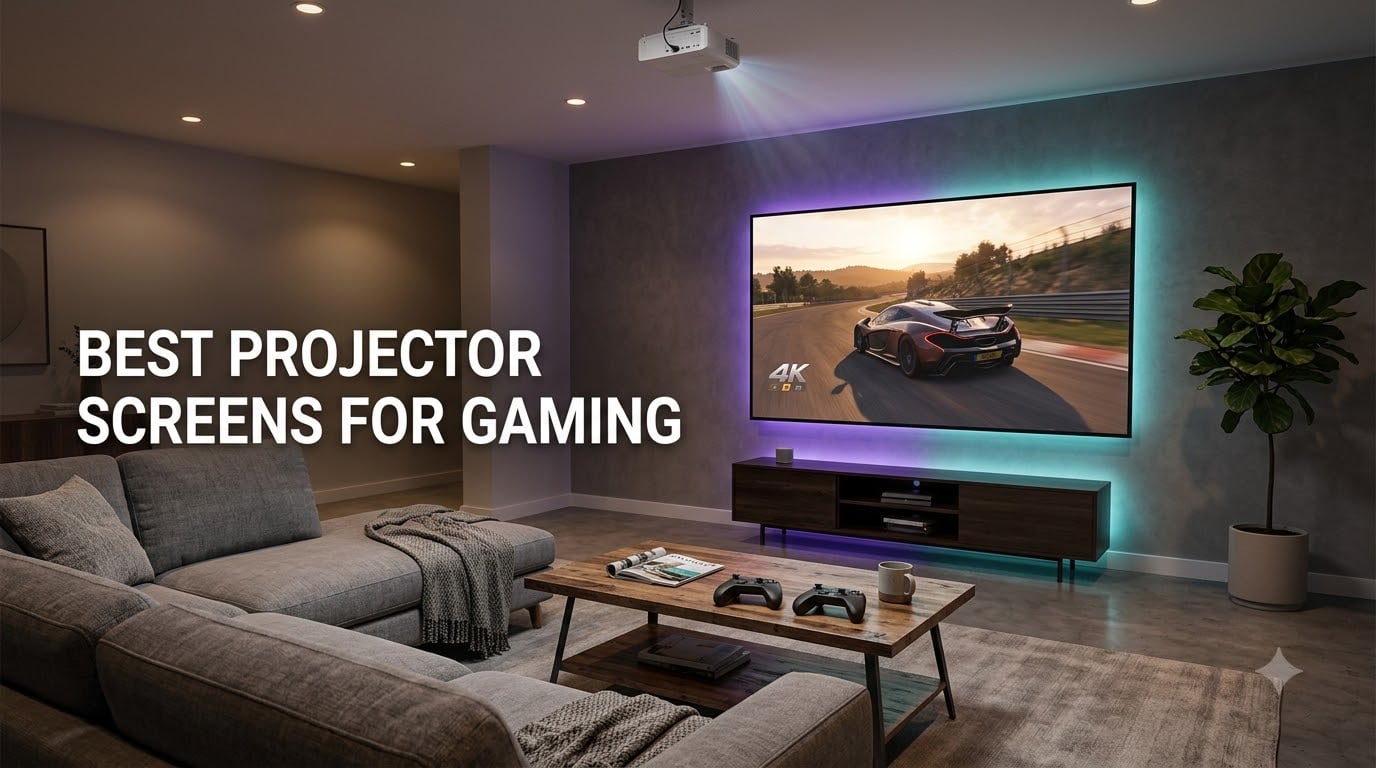 best projector screens for gaming
