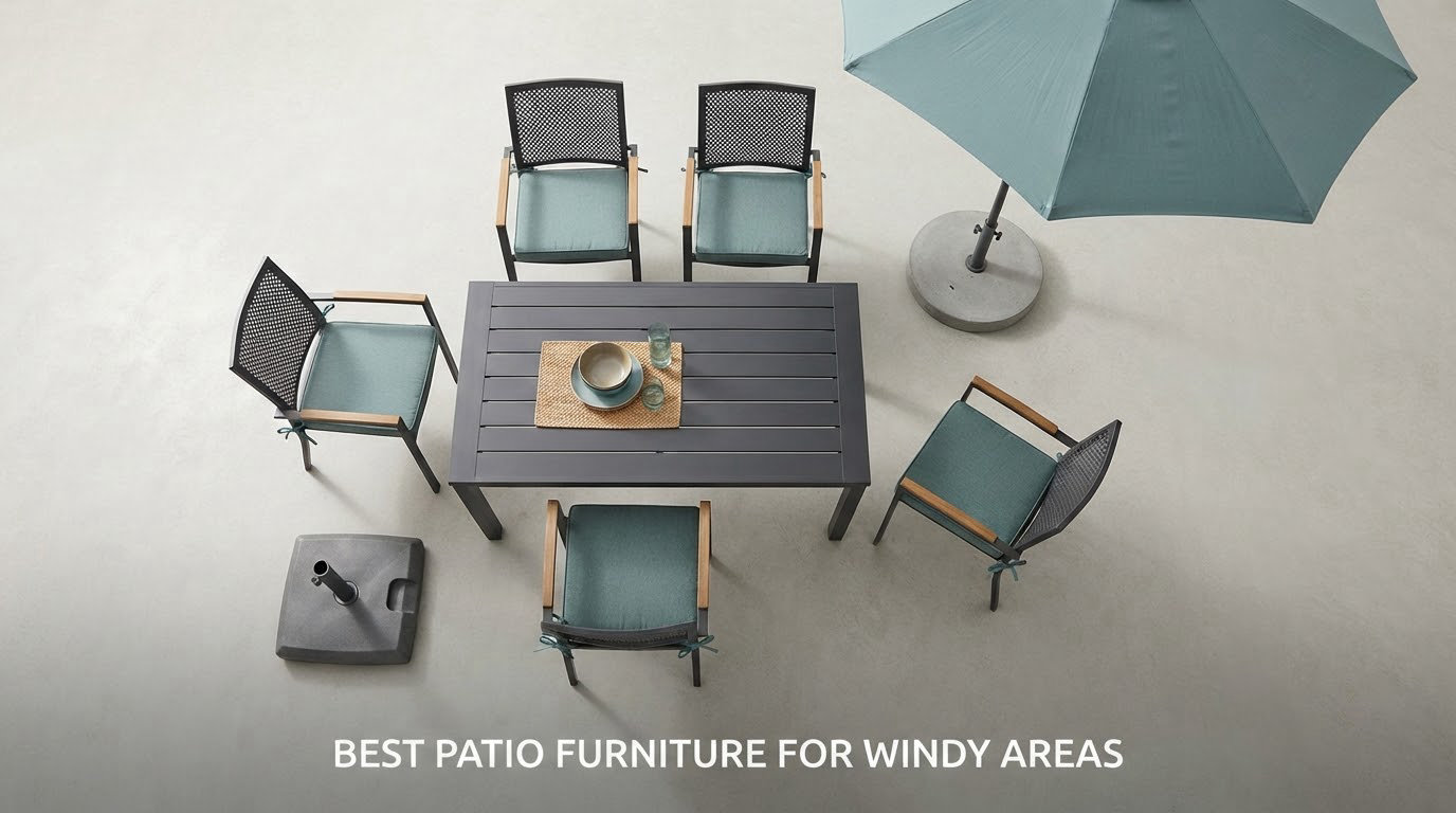 best patio furniture for windy areas