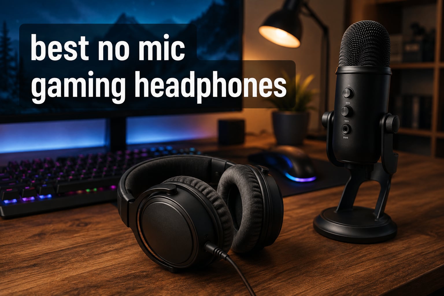 best no mic gaming headphones
