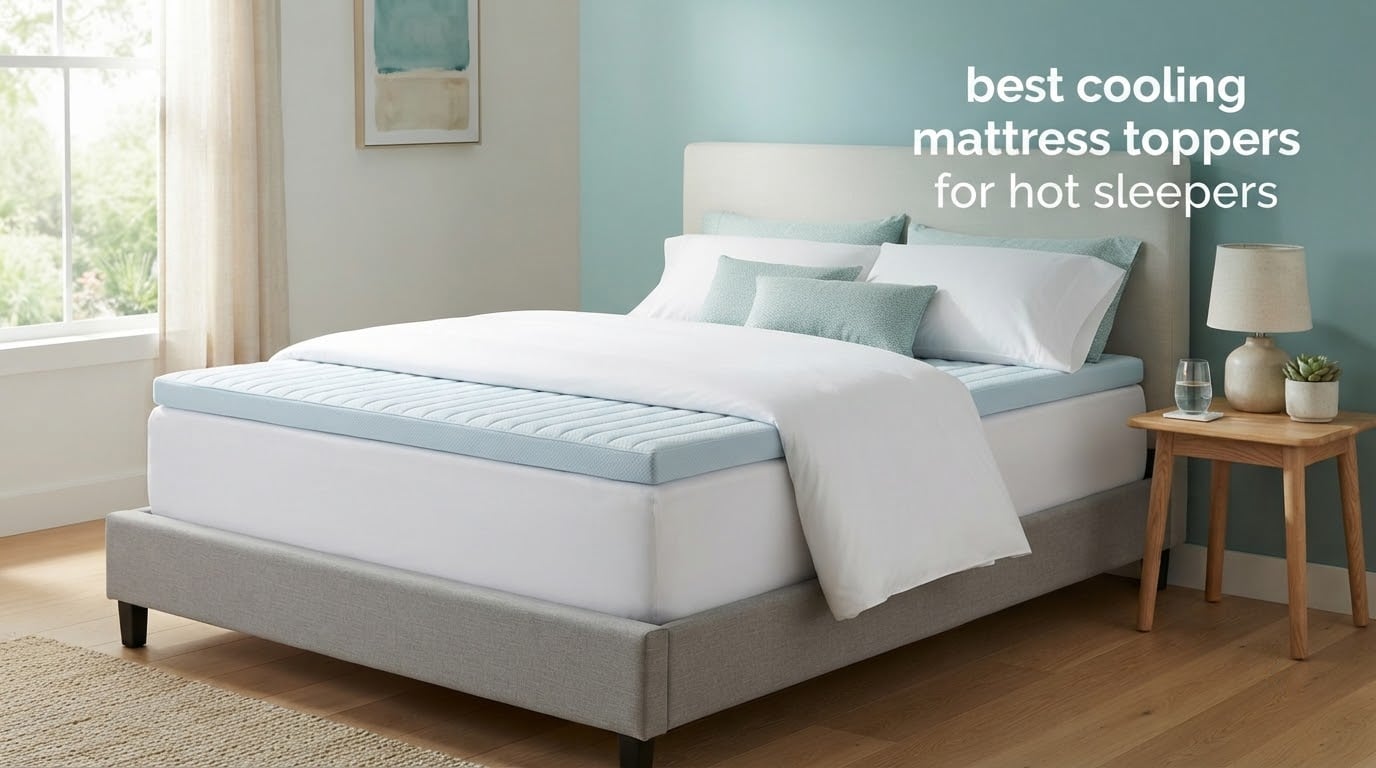best cooling mattress toppers for hot sleepers