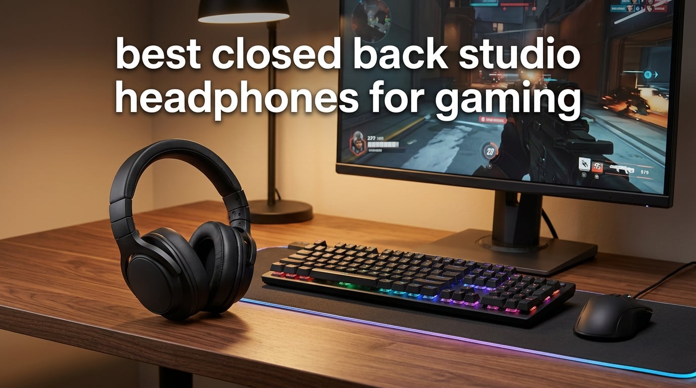 best closed back studio headphones for gaming