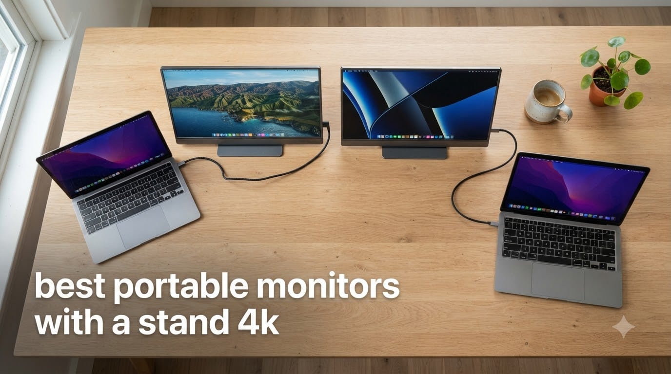 best portable monitors with a stand 4k