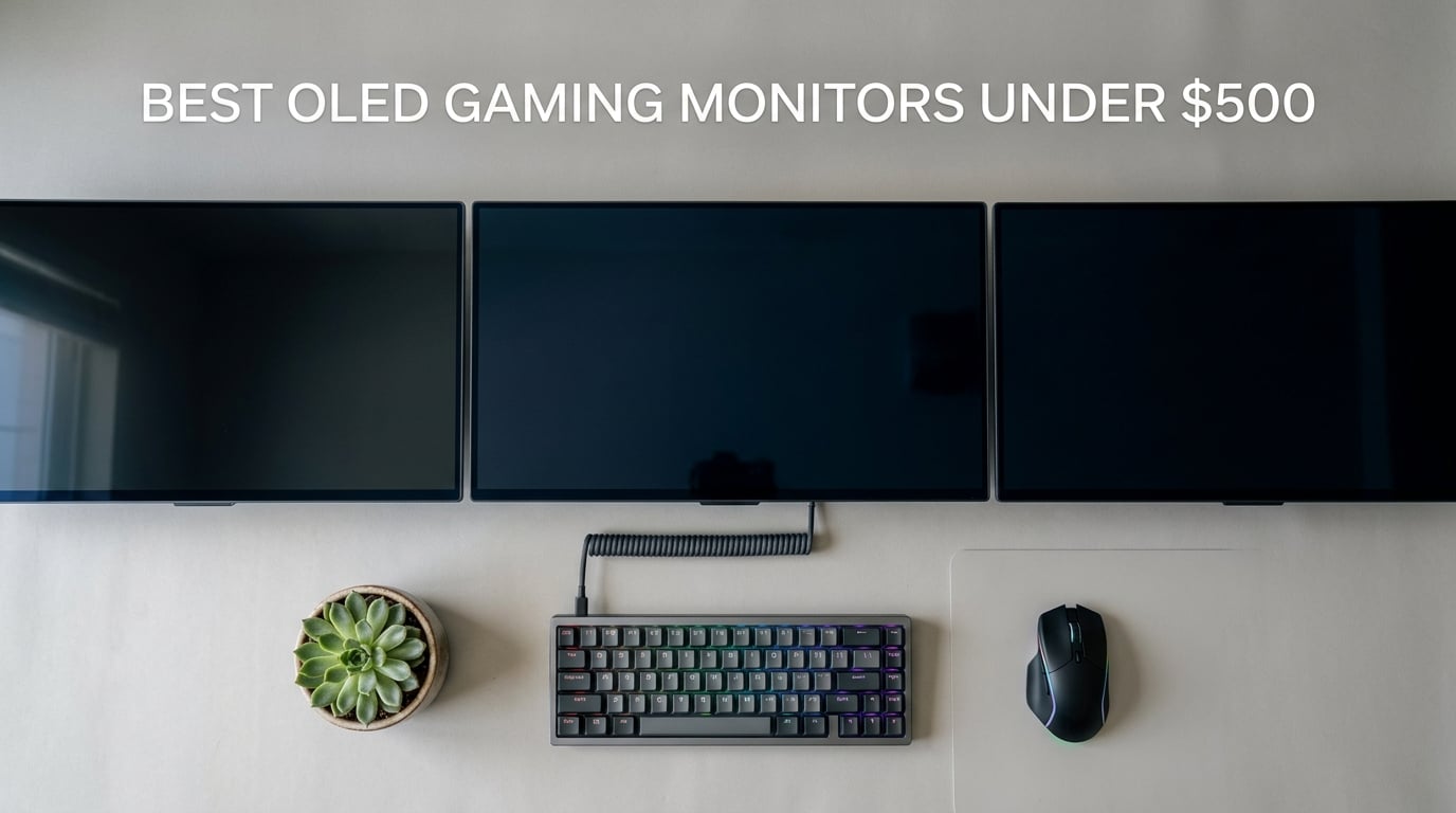 best oled gaming monitors under $500