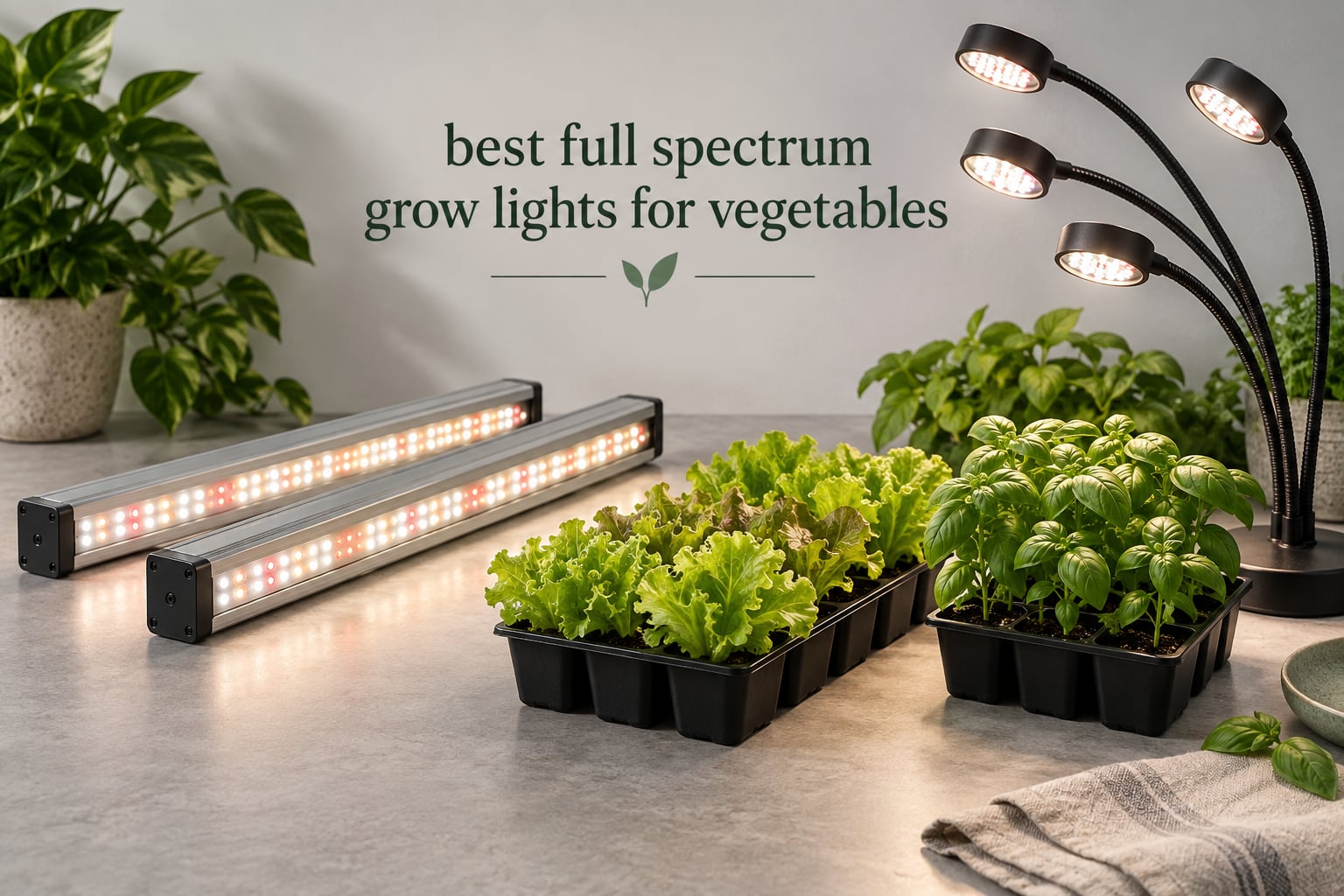 best full spectrum grow lights for vegetables