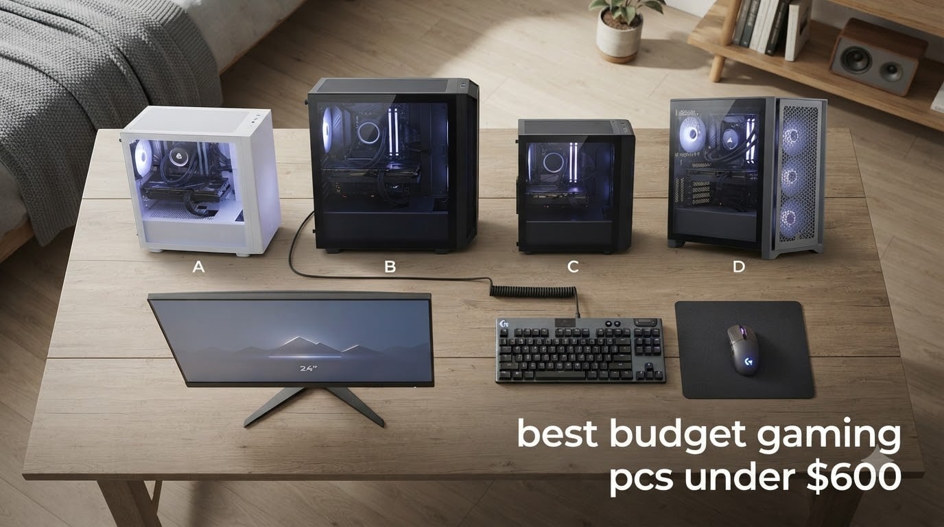 best budget gaming pcs under $600