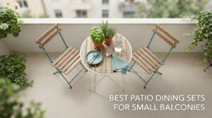 best patio dining sets for small balconies