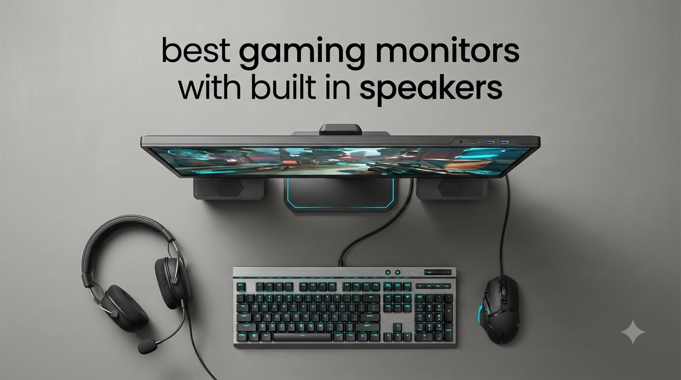 best gaming monitors with built in speakers