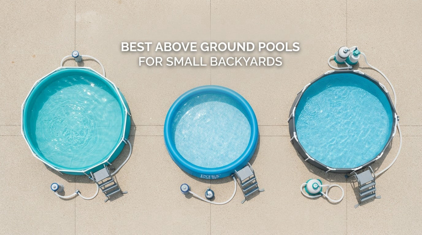 best above ground pools for small backyards