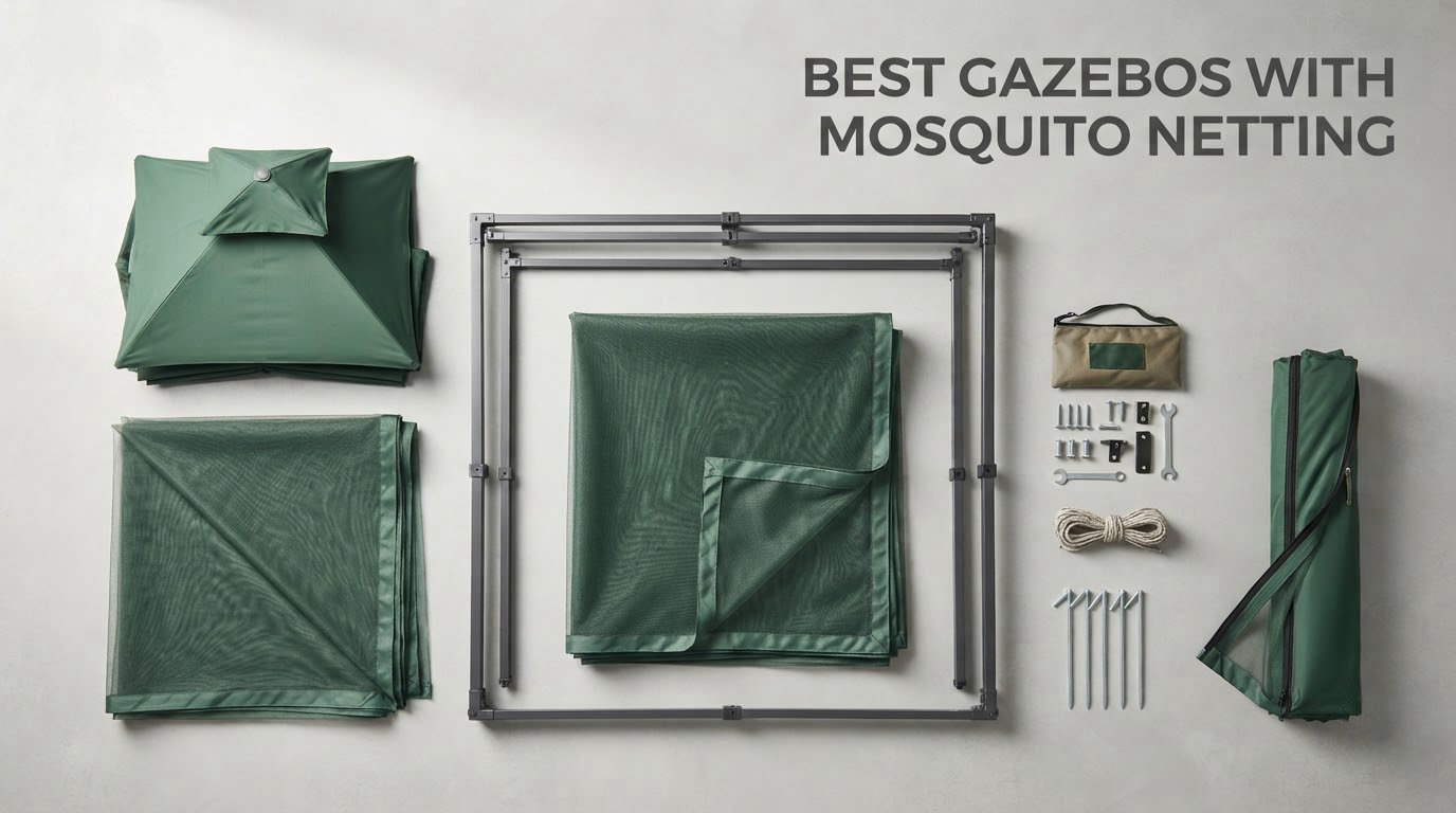 best gazebos with mosquito netting