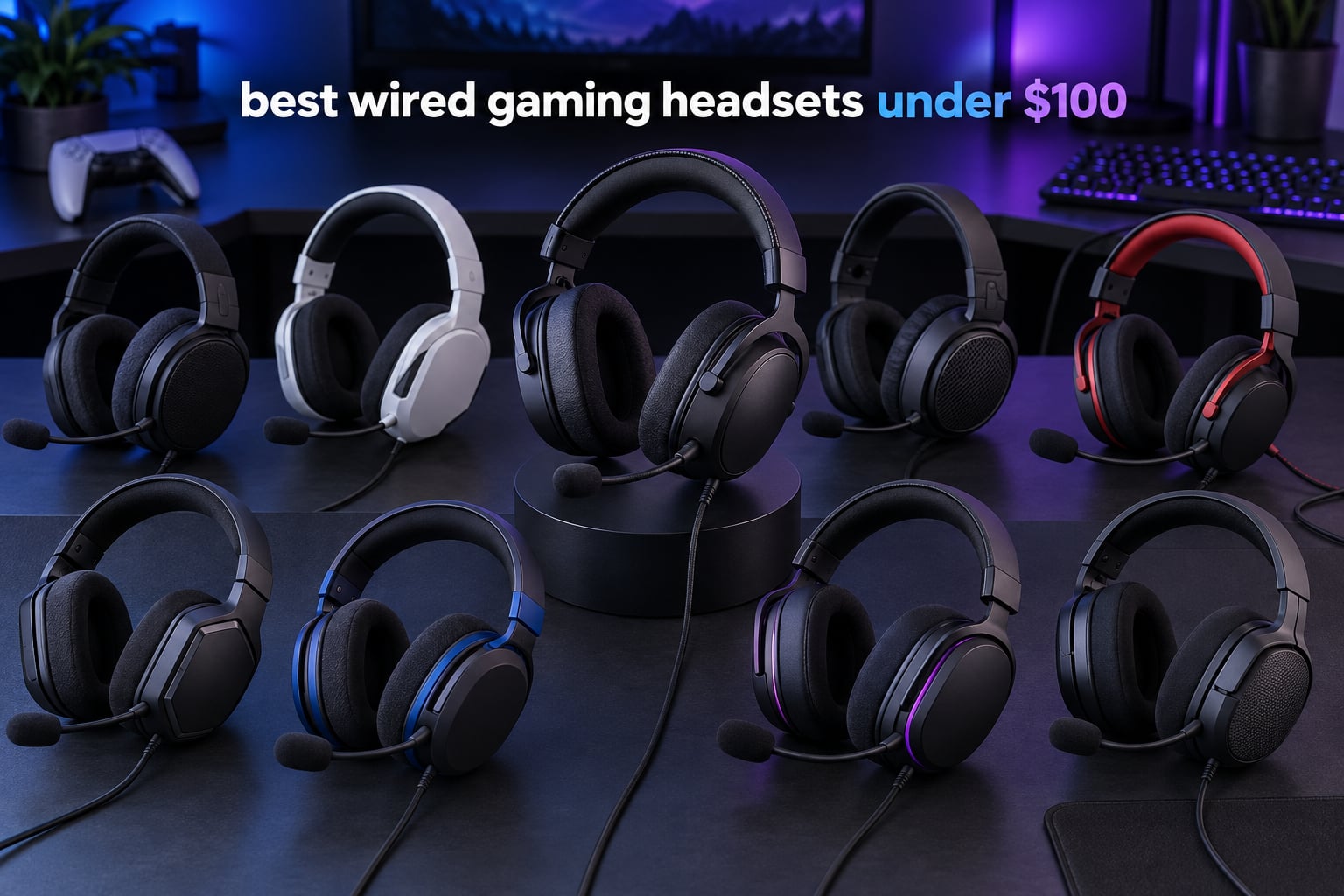best wired gaming headsets under $100