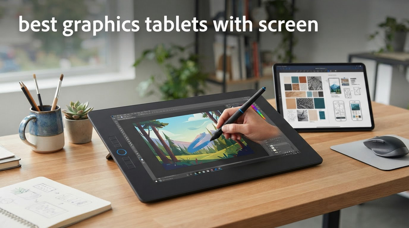 best graphics tablets with screen