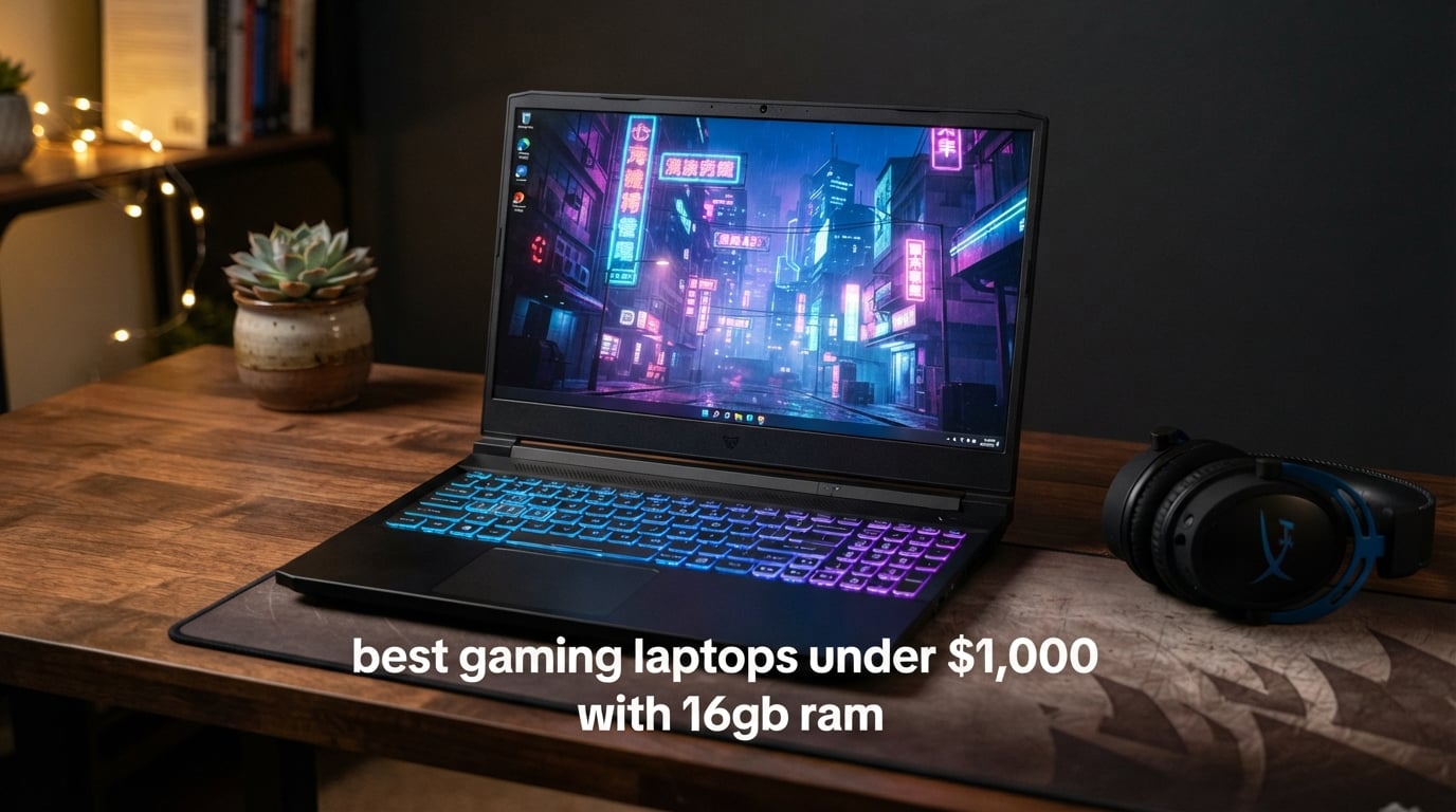 best gaming laptops under $1000 with 16gb ram