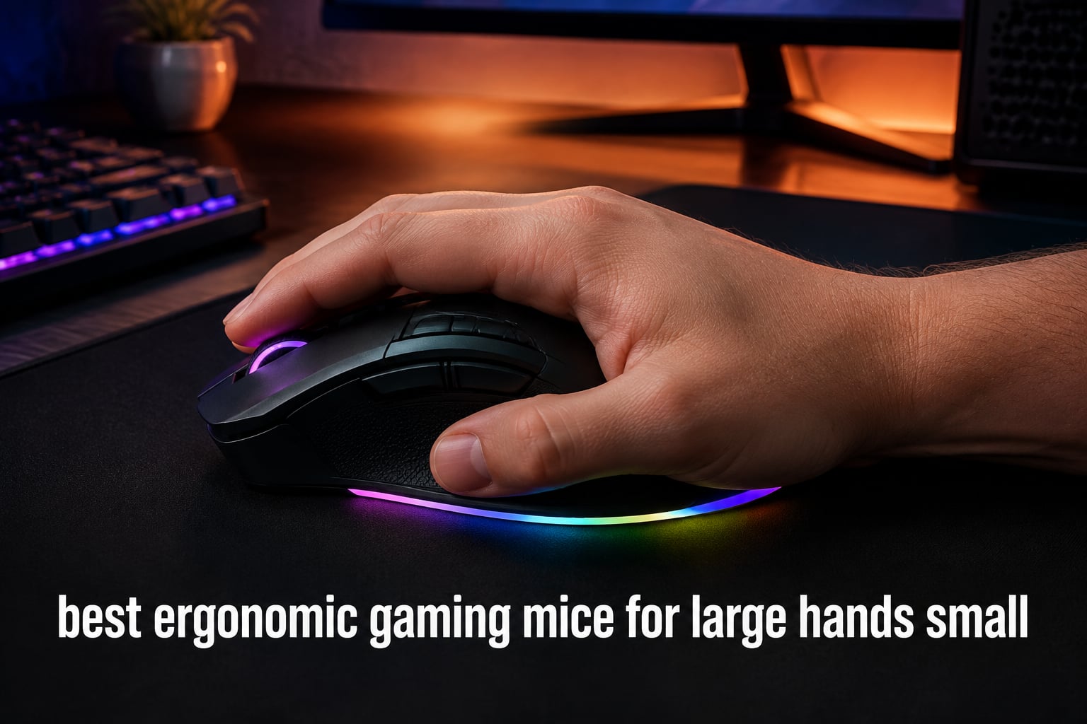 best ergonomic gaming mice for large hands small