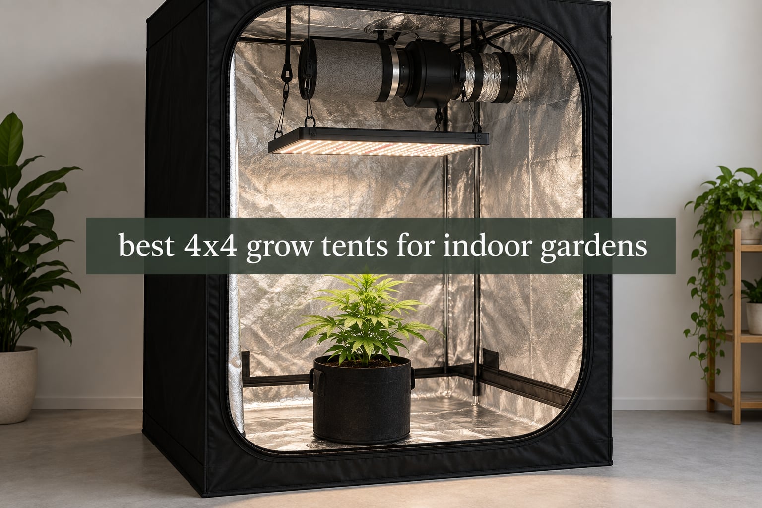 best 4x4 grow tents for indoor gardens