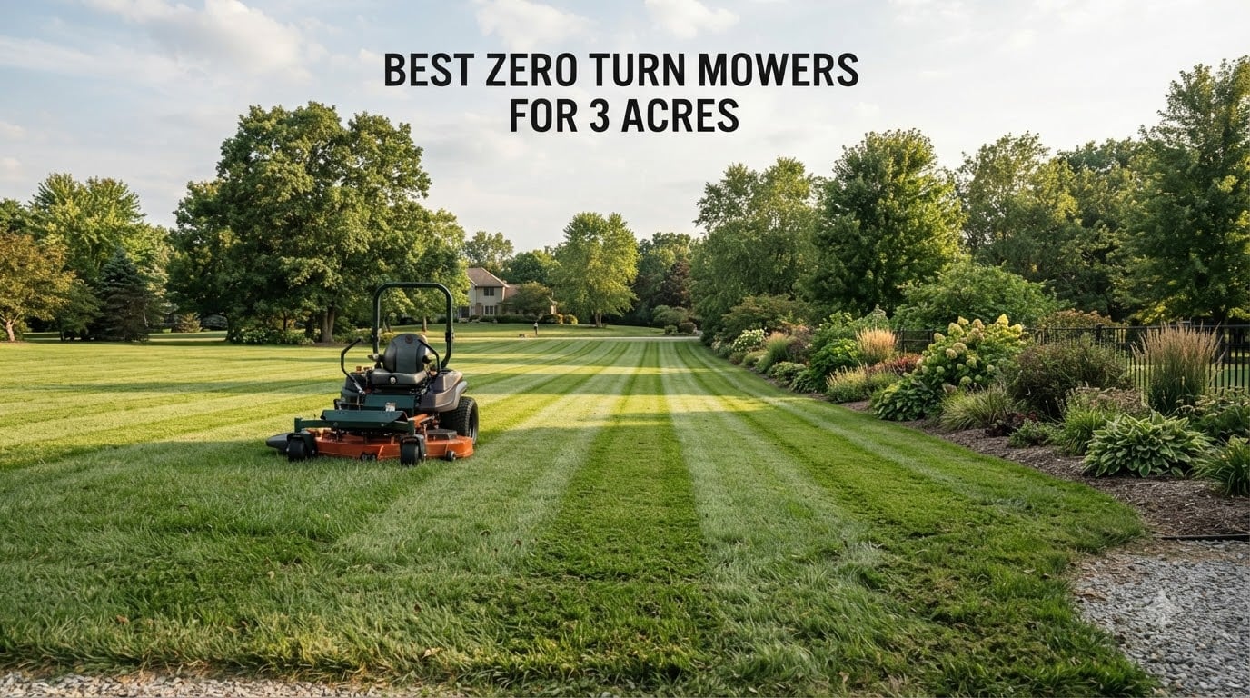 best zero turn mowers for 3 acres