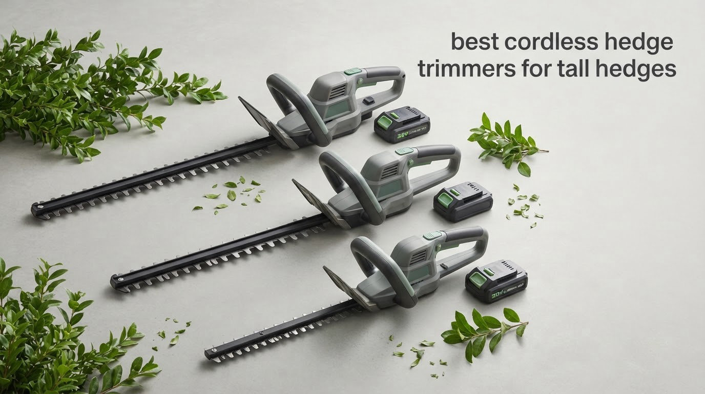best cordless hedge trimmers for tall hedges
