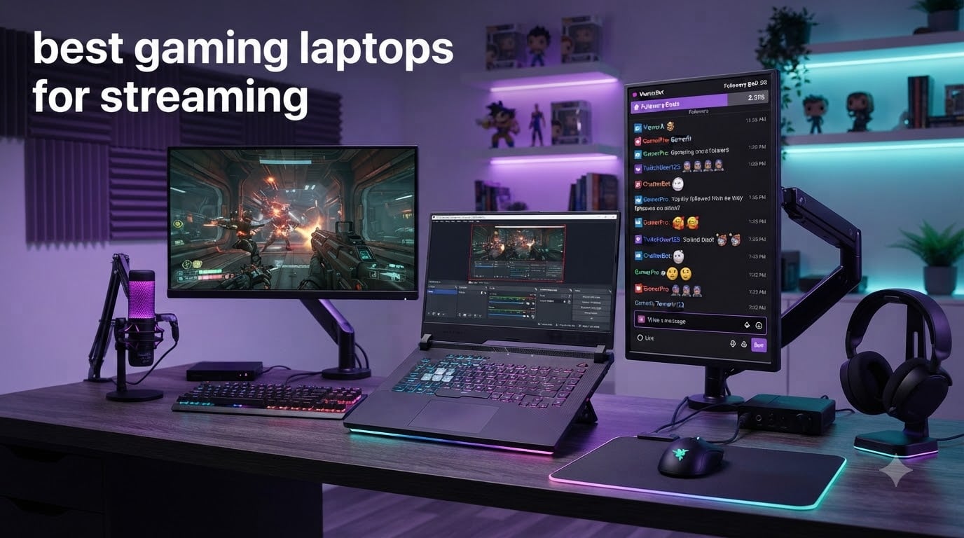 best gaming laptops for streaming