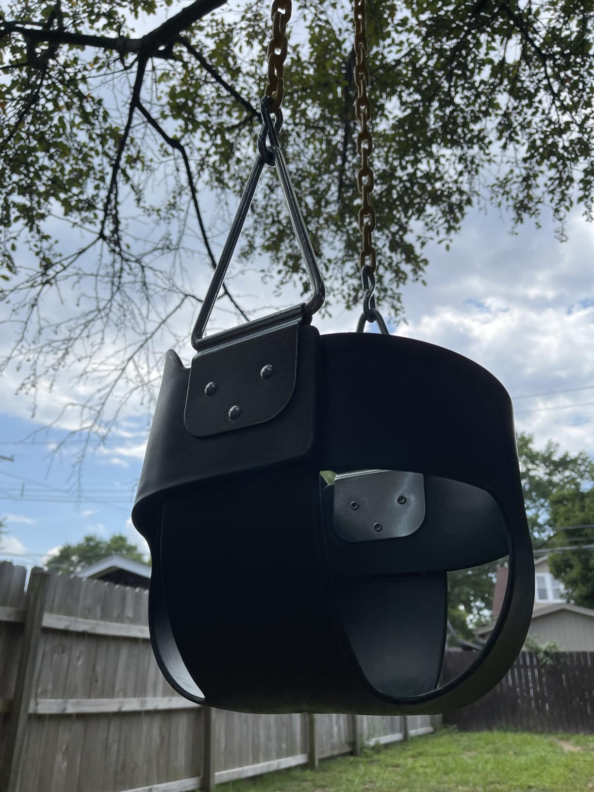 Eastern Jungle Gym Heavy-Duty High Back Full Bucket Toddler Swing, Green customer photo 2