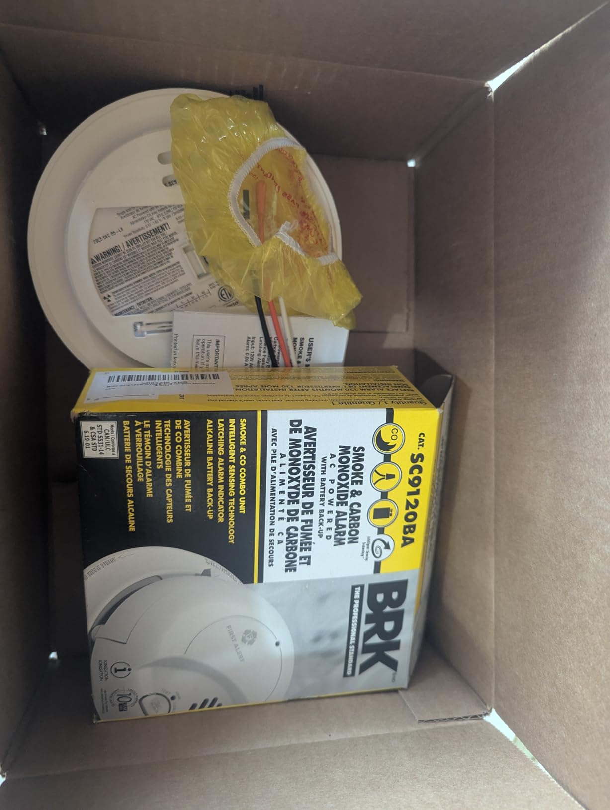 BRK SC9120B Smoke and Carbon Monoxide Alarm customer photo 1