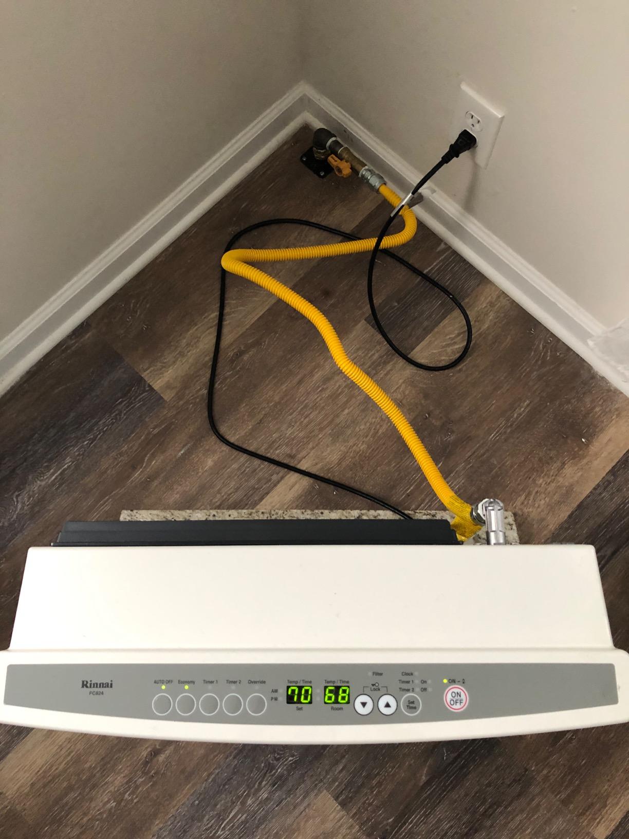 Rinnai FC824N Ventless Natural Gas Heater with Programmable Thermostat customer photo 1
