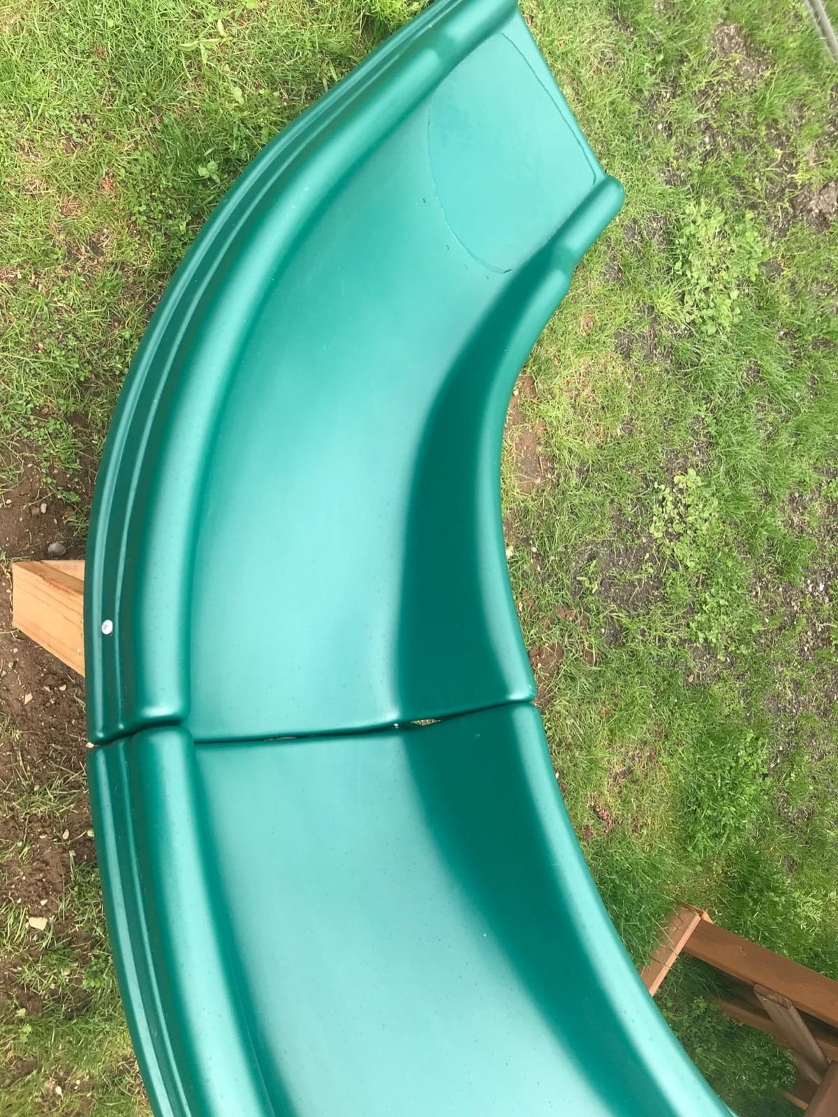 Swing-N-Slide PB 8272 Cedar Brook Wooden Swing Set Play Set with Two Swings, Slide, Monkey Bars, Picnic Table & Glider, Green customer photo 1