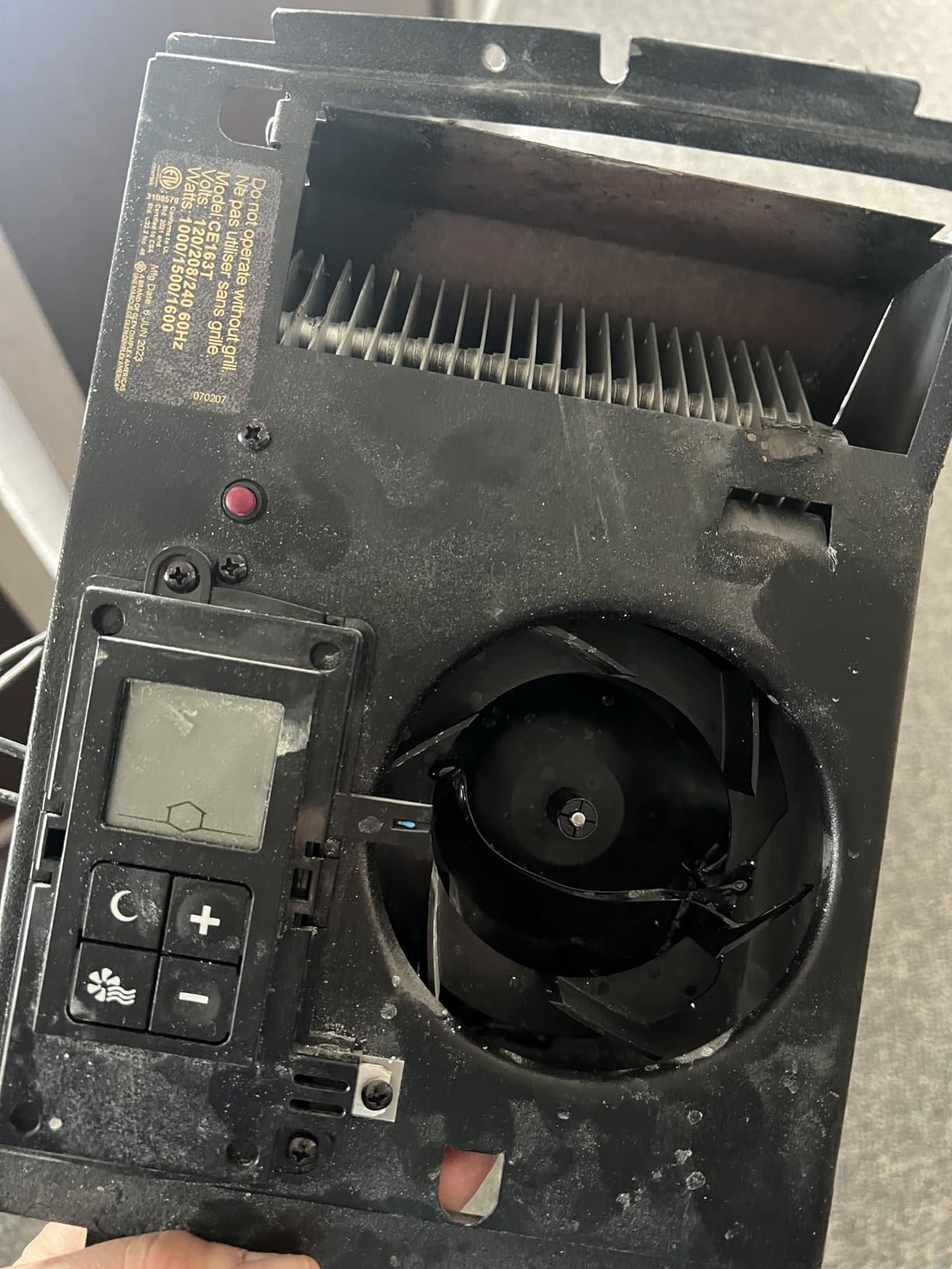 Cadet Energy Plus Electric Wall Heater - Digital Thermostat, 1600W, 240V customer photo 2
