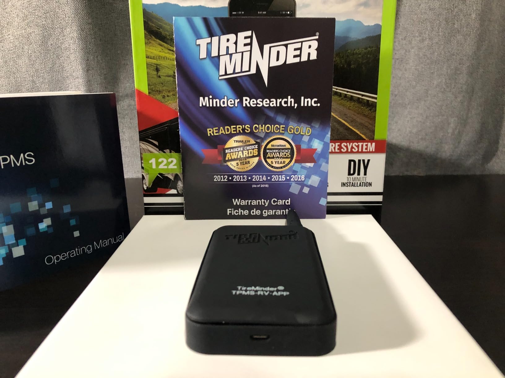 TireMinder Smart TPMS with 4 Transmitters for RVs, MotorHomes, 5th Wheels, Motor Coaches and Trailers customer photo 2