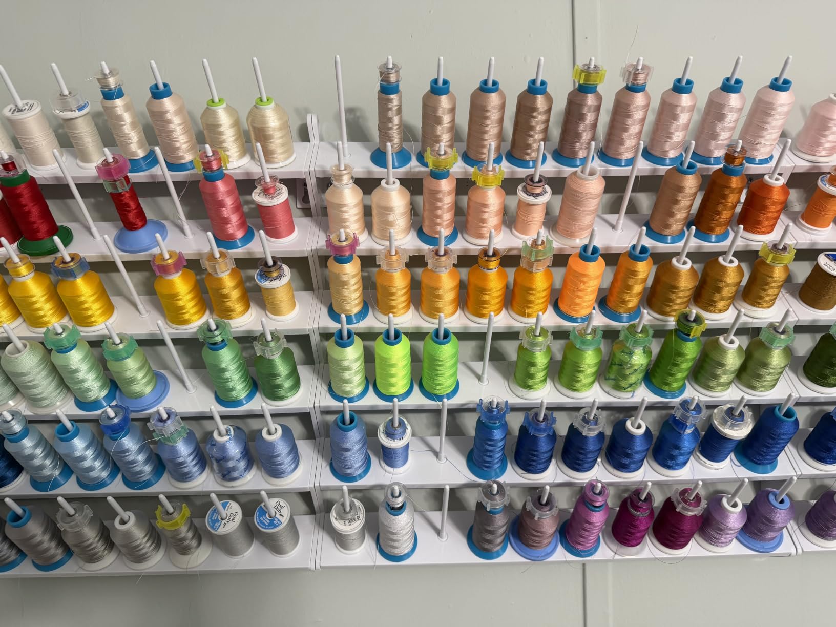 Deluxe Embroidex 60 Spool Cone Thread Stand/Rack Organizer for Sewing and Embroidery Machine Easy Setup customer photo 1