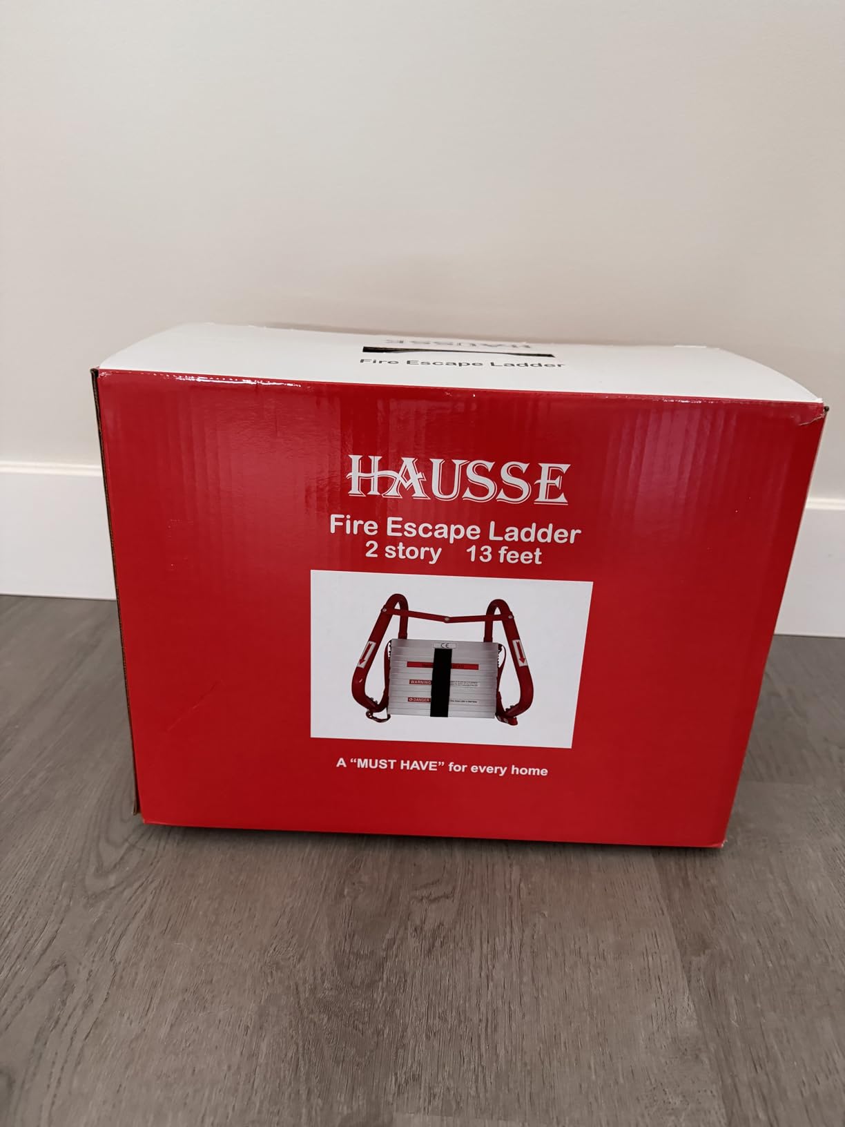 Hausse Retractable 2 Story Fire Escape Ladder, 13 Feet customer photo 1