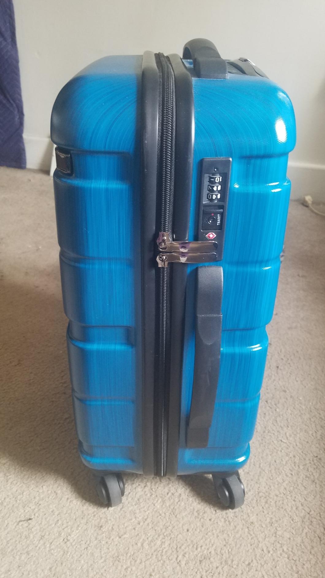 Coolife Carry On Luggage Hardside Suitcase with Spinner Wheels, 20in customer photo 2