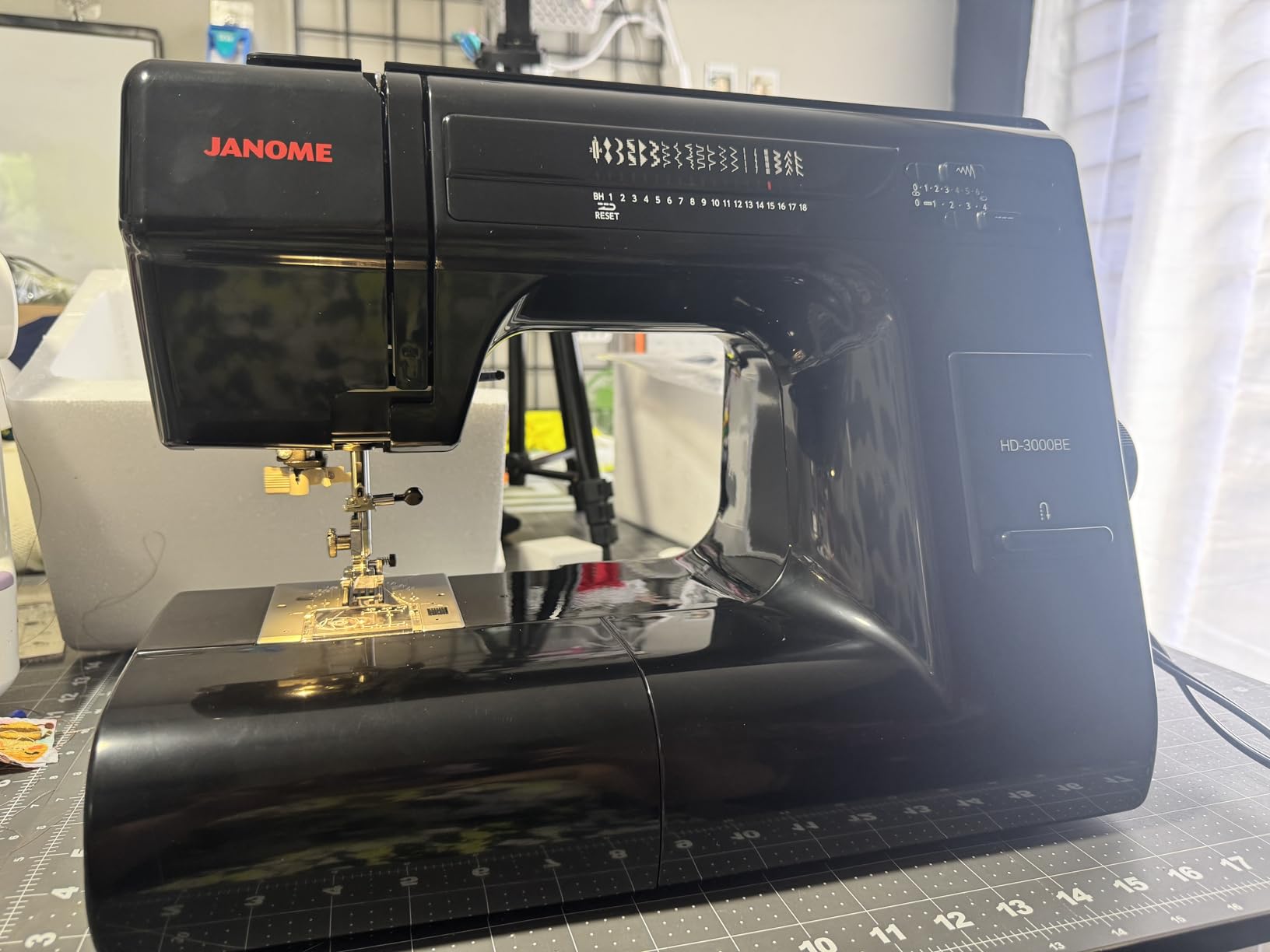 Janome HD 3000 BE Black Edition with Exclusive Bonus Bundle customer photo 2