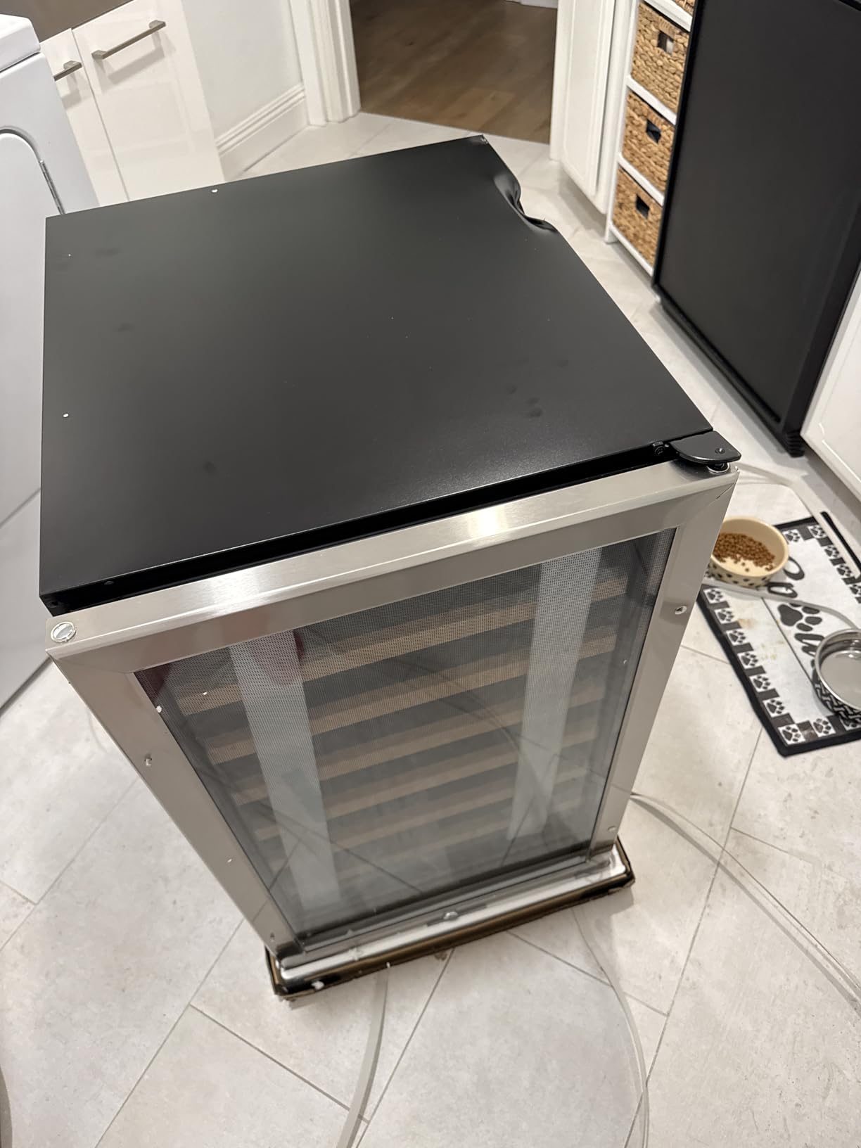 EdgeStar CWF440SZ 20 Inch Wide 44 Bottle Capacity Free Standing Wine Cooler with Reversible Door and LED Lighting customer photo 2