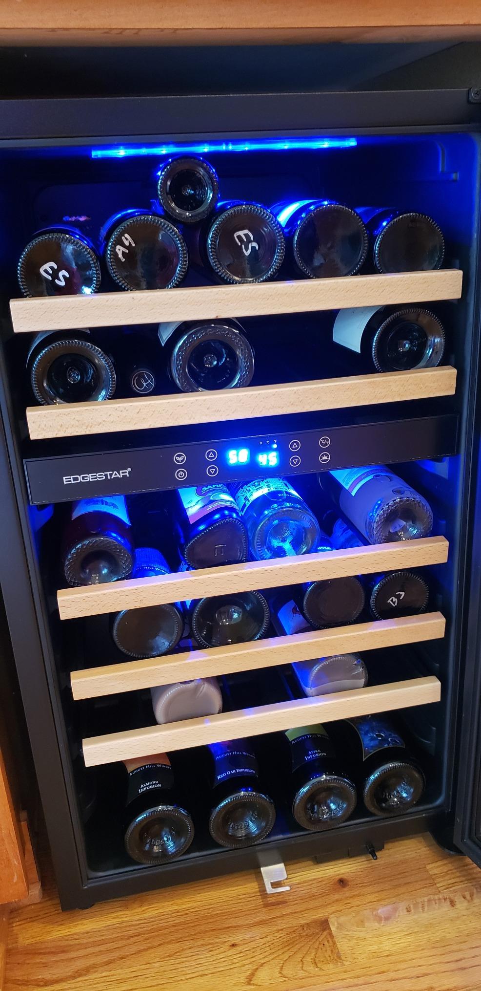 EdgeStar 20 Inch 38 Bottle Dual Zone Wine Cooler customer photo 2
